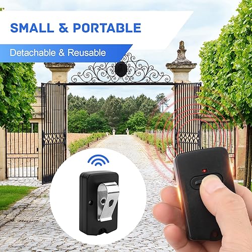 Miniatura 4 de Abridor de puerta de repuesto RB741 GTO abridor de puerta Mighty Mule Control remoto puerta de garaje FM135 Transmisor remoto 3 piezas controlador