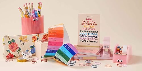 Miniatura 6 de ban.do Libro de calcomanías para planificador con más de 700 calcomanías surtidas, 35 páginas de calcomanías coloridas y únicas para