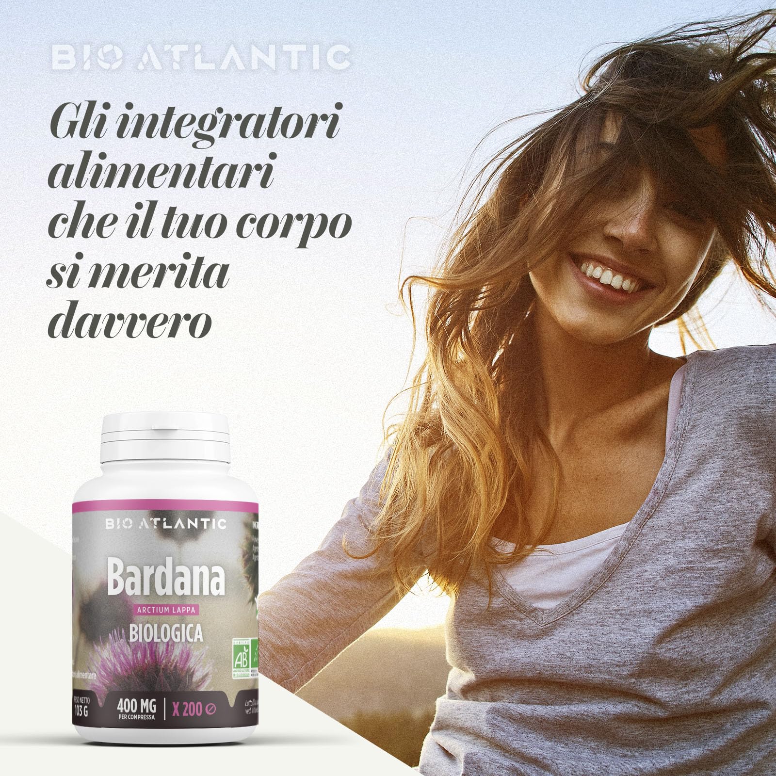 Bardana Bio 400 mg - 200 compresse