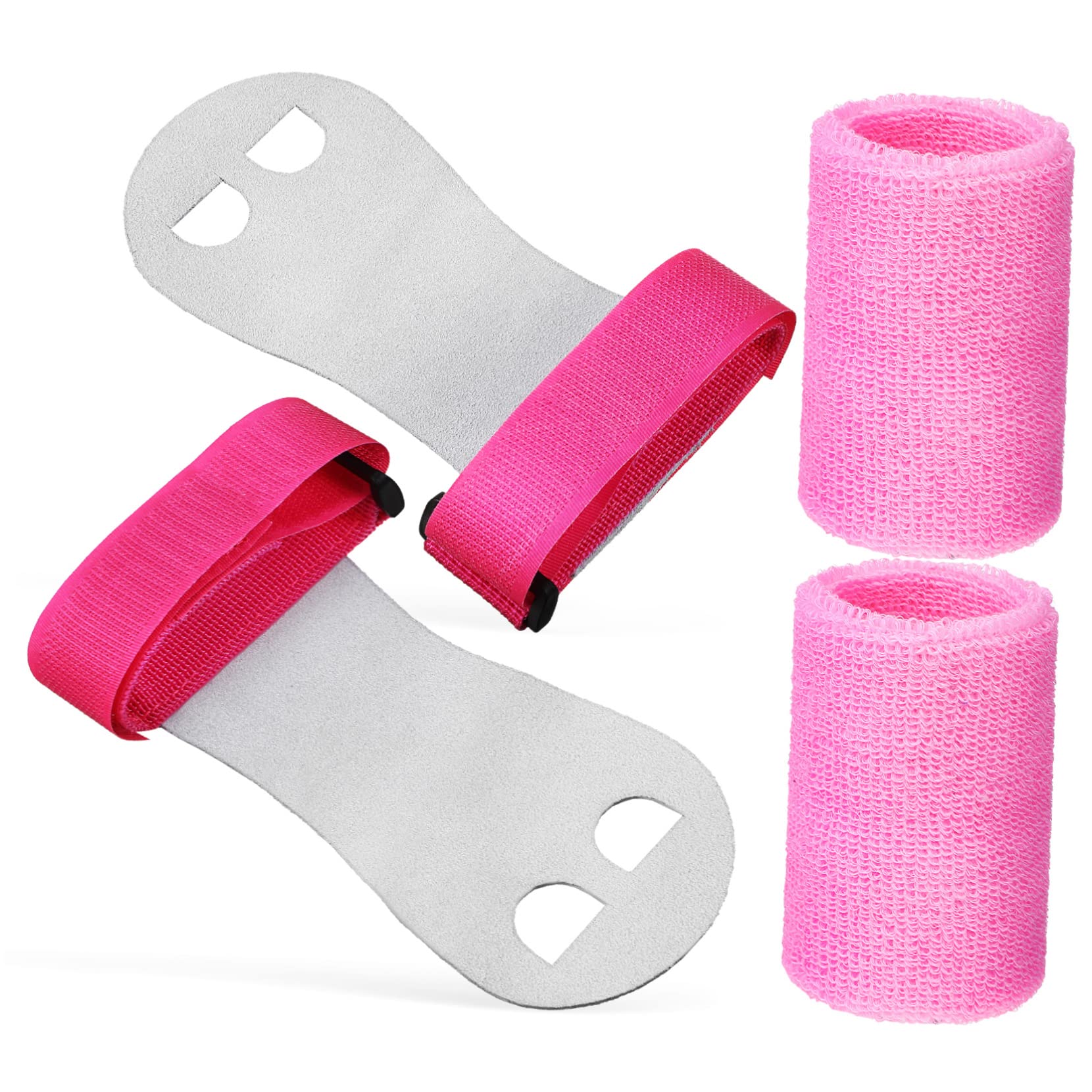 NULYLU Kid's Gymnastics Equipment Set 4 Pcs Wrist Support Brace Palm Protectors Elastic Washable Ideal for Boys Girls' Training