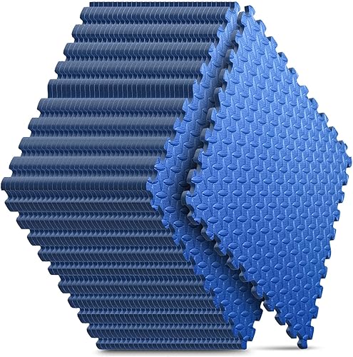 Tapete de gimnasio en casa, tapete de ejercicio de rompecabezas, baldosas de espuma EVA entrelazadas para equipos de entrenamiento en casa y áreas