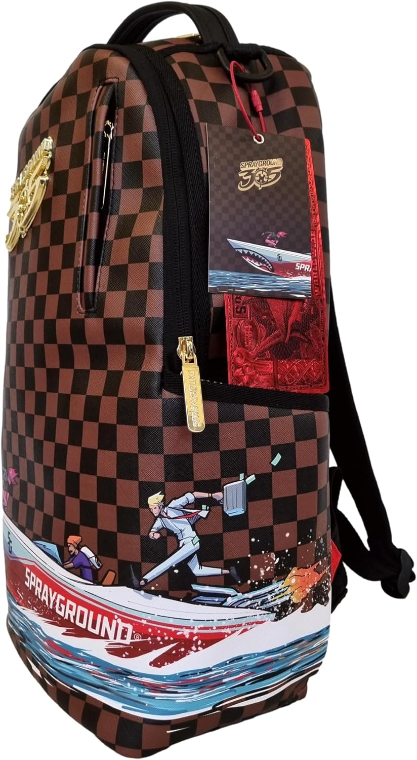 SPRAYGROUND Limited Edition 910B6359NSZ 305 Cigar Boat Backpack