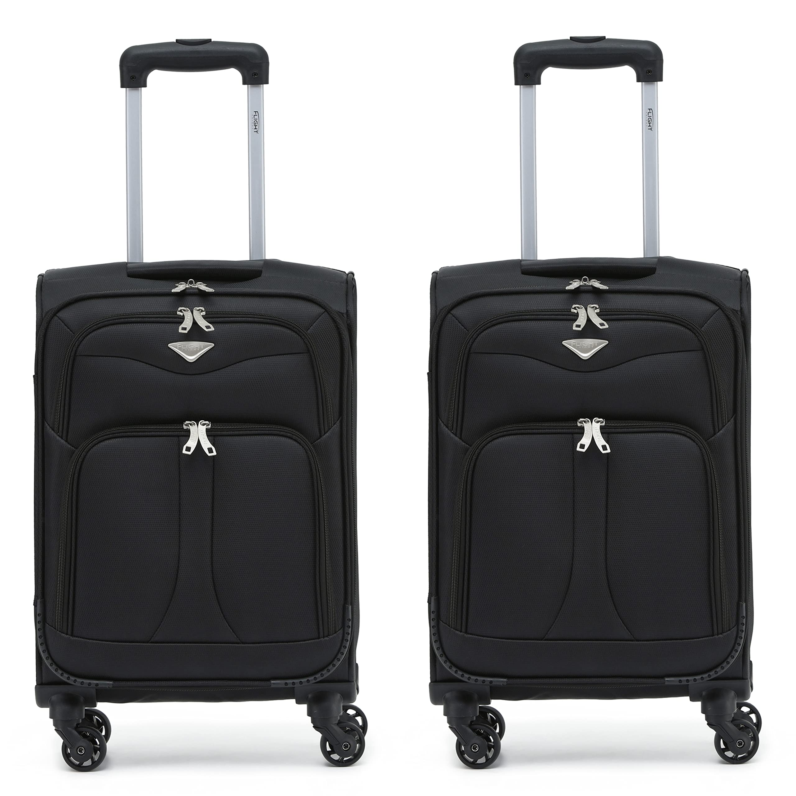 Flight Knight Lightweight 4 Wheel 800D Soft Case Suitcases Anti Crack Cabin & Hold Luggage Options Approved for Over 100 Airlines Including easyJet, BA & Many More! — view 135