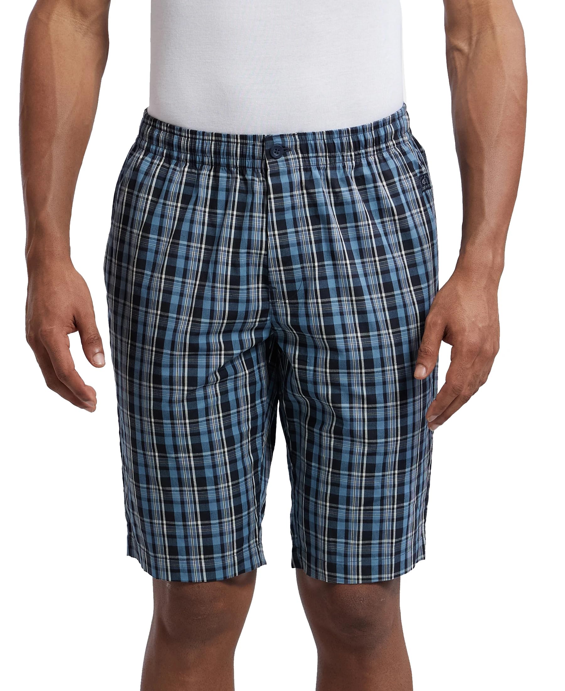 jockey 9005 Men's Super Combed Mercerized Cotton Woven Fabric Regular Fit Printed Bermuda with Side Pockets-picture-44
