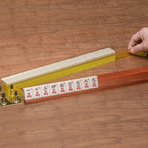 Miniatura 5 de Yellow Mountain Imports American Mahjong - Juego de 4 empujadores de azulejos de acrílico multicolor de 18 pulgadas