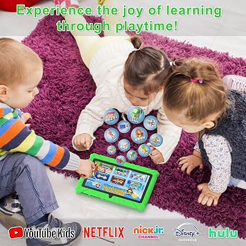 Contixo Kids Tablet Bundle, 7 Learning Tablet with Headphones, Green | 7 IPS display, 32GB storage, parental controls, wired headphones, durable case, learning apps, ages 312.