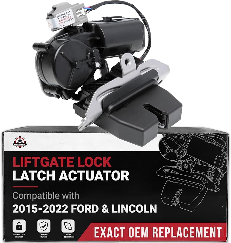 Atuador da Trava Elétrica da Tampa do Porta-Malas AA Ignition para Ford e Lincoln – 1 unidade