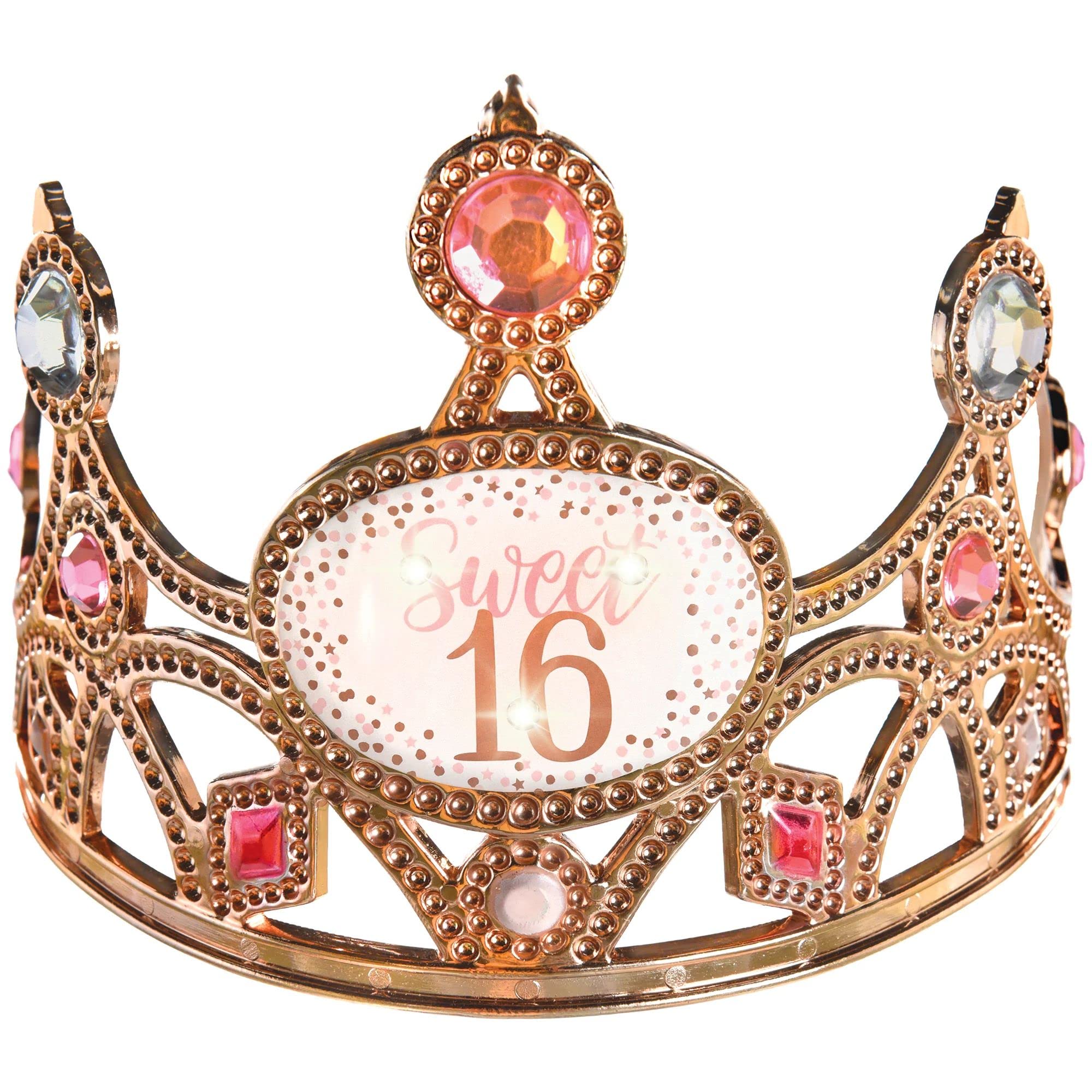 Amazon.com: Sweet Sixteen Light-Up Tiara - (3.5