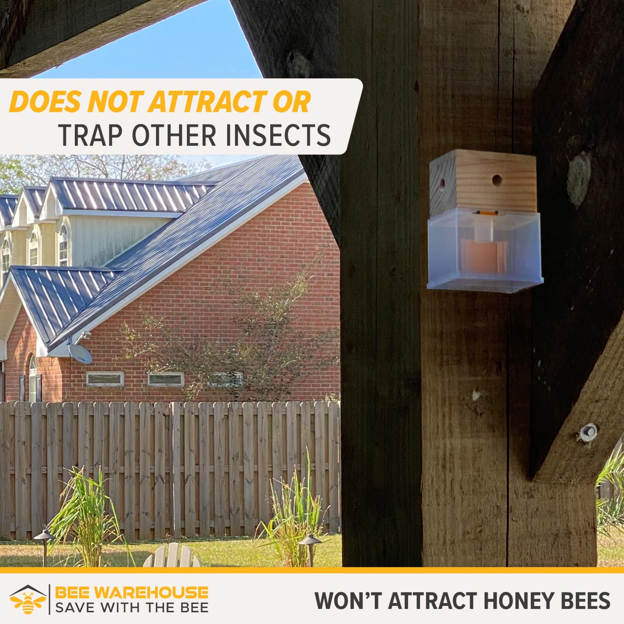 Trampa para Abejas de Carpintero