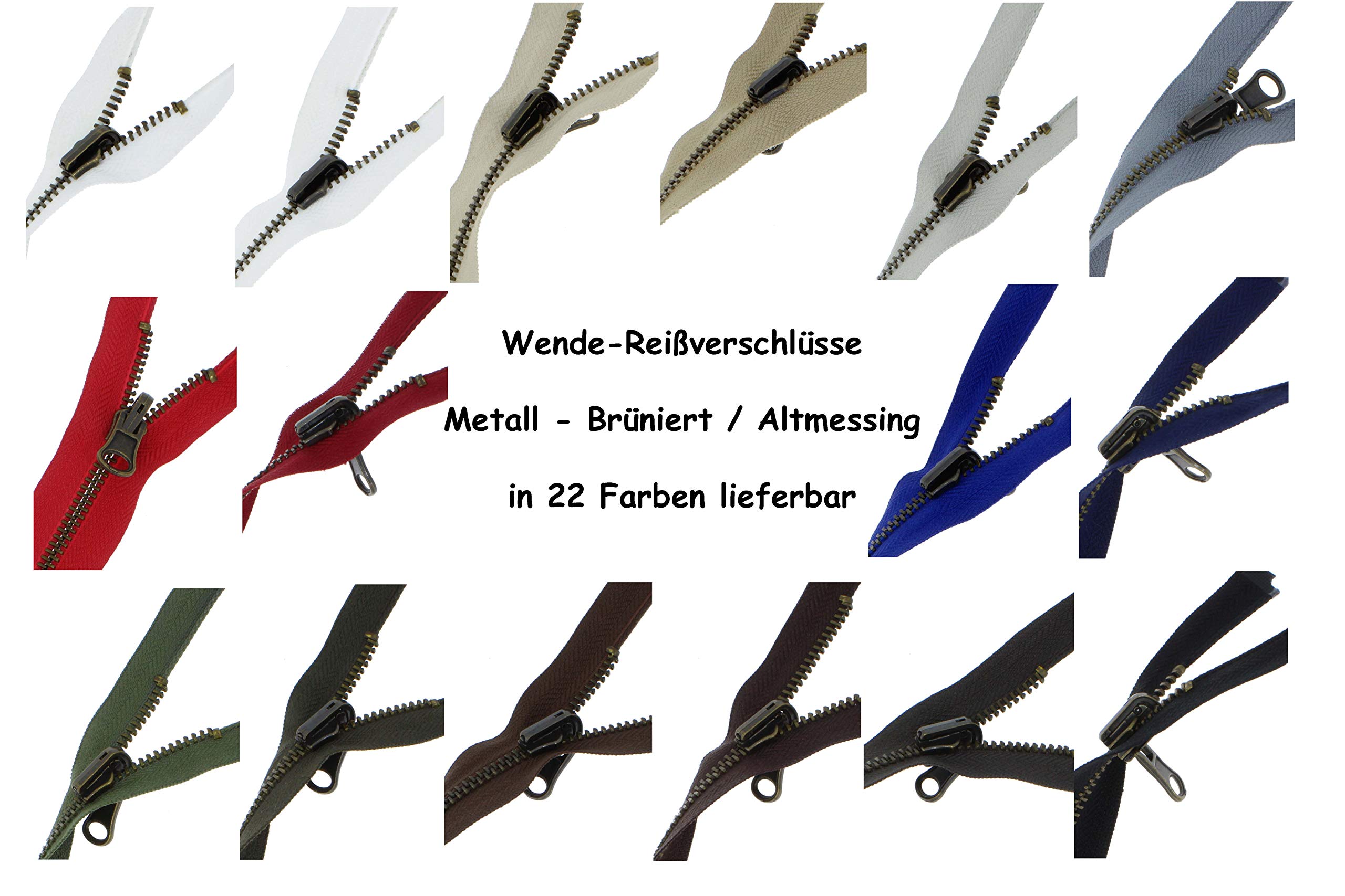 Sonderlängen Reißverschlüsse Metall - Teilbar -  Produktbild-Vorschau 9