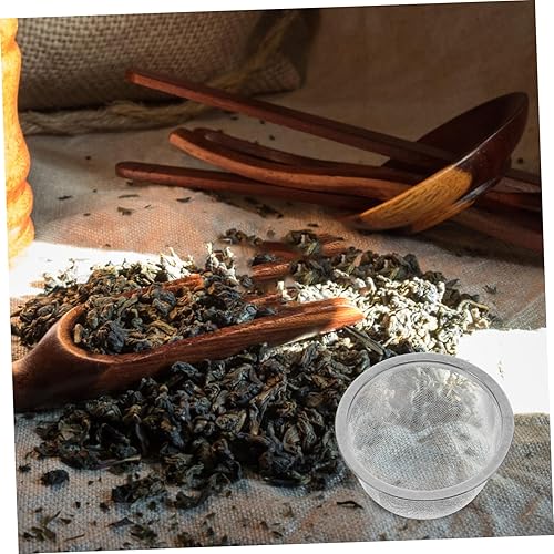 Miniatura 5 de UPKOCH 4 unids asas de malla suelta Ceremonia Ceremonia Ceremonia cesta herramienta café hogar reemplazo bebidas acero inoxidable filtro más