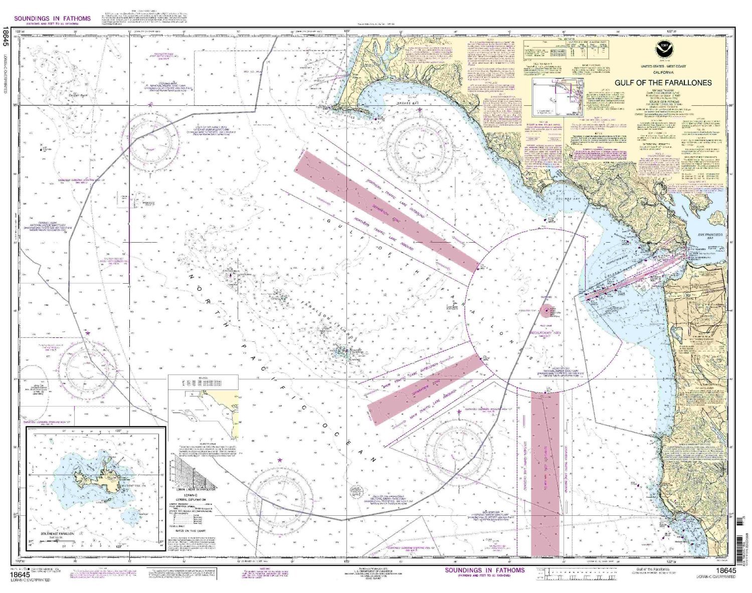 18645--Gulf of the Farallones, Southeast Farallon