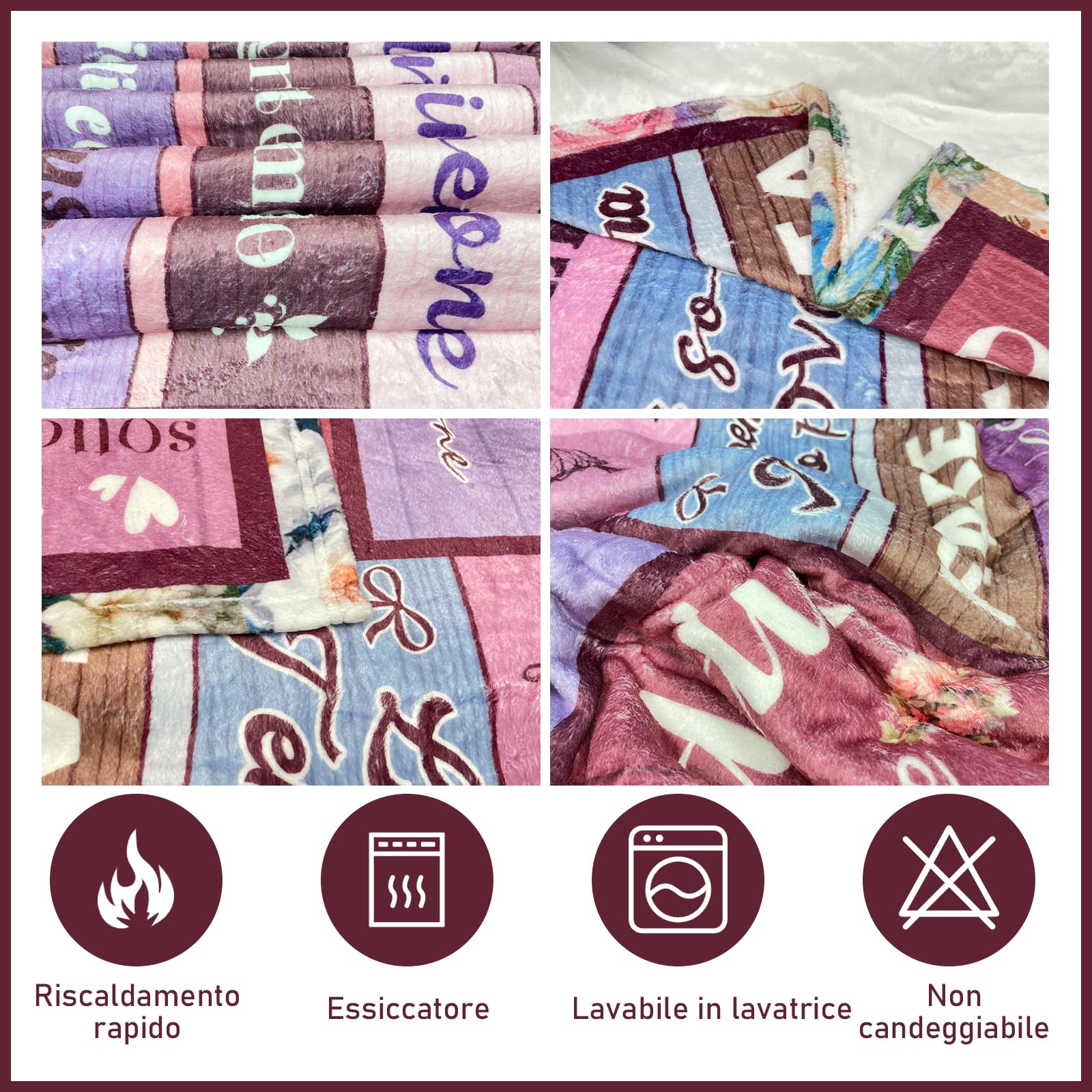 Regalo di Pensionamento, Coperta Pensionamento per Donne e Uomini, Coperta di Flanella per Pensionamento Regalo di Buon Pensionamento 59 * 51 Pollici (Italiano)