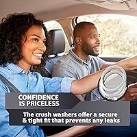 Vista 7 de 15 piezas de junta de arandela para tapón de drenaje de aceite – 16mm de repuesto para BMW Motocicleta y Auto – OEM 07119963252 Se adapta a