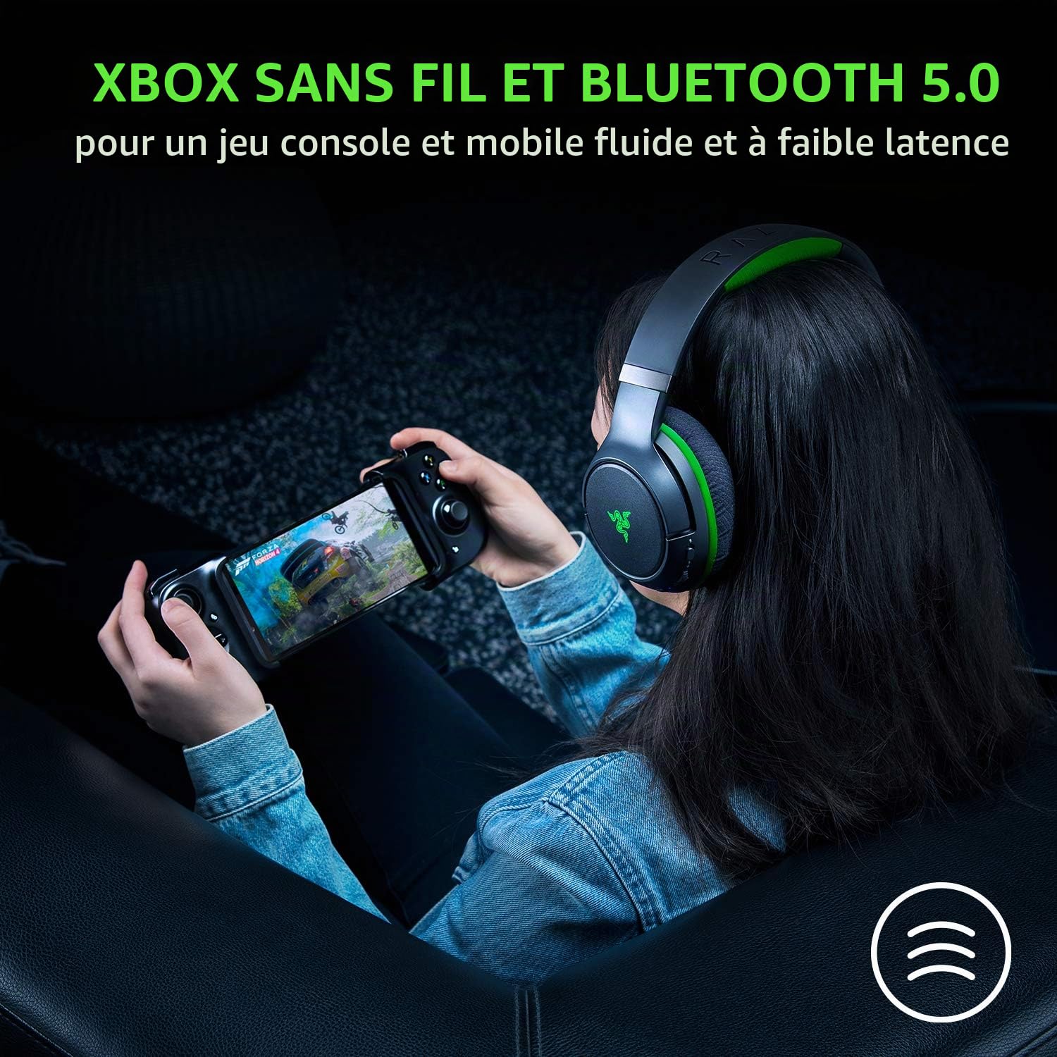 Razer Kaira Pro Casque sans Fil Xbox Series X et Mobile, Noir