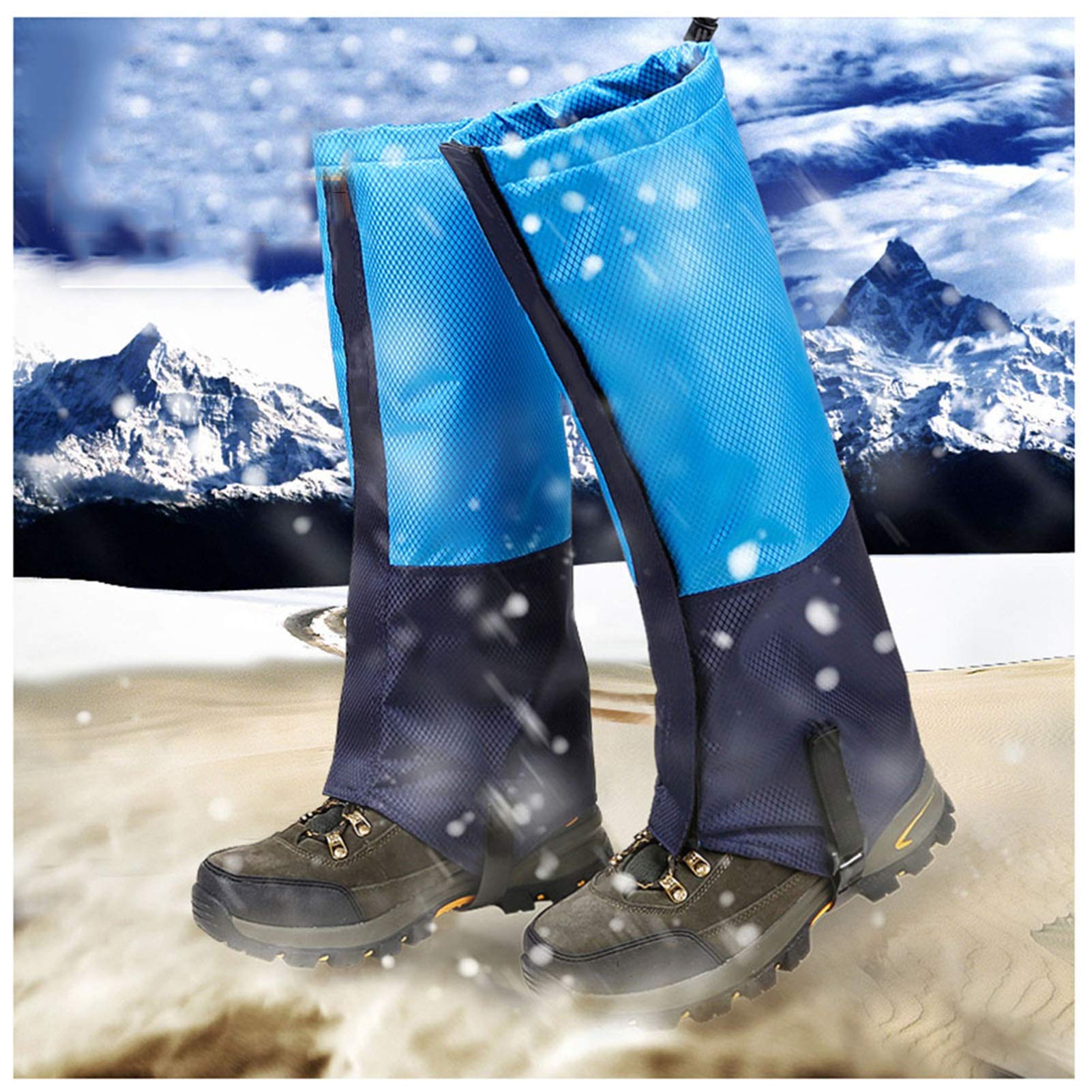 Beingamaschen, Atmungsaktive Schlangengamaschen, Verstellbare Knöchelgamaschen, Karierter Stoff, Geeignet for Outdoor-Sport Und Arbeit Im Freien (2 Farben Erhältlich)