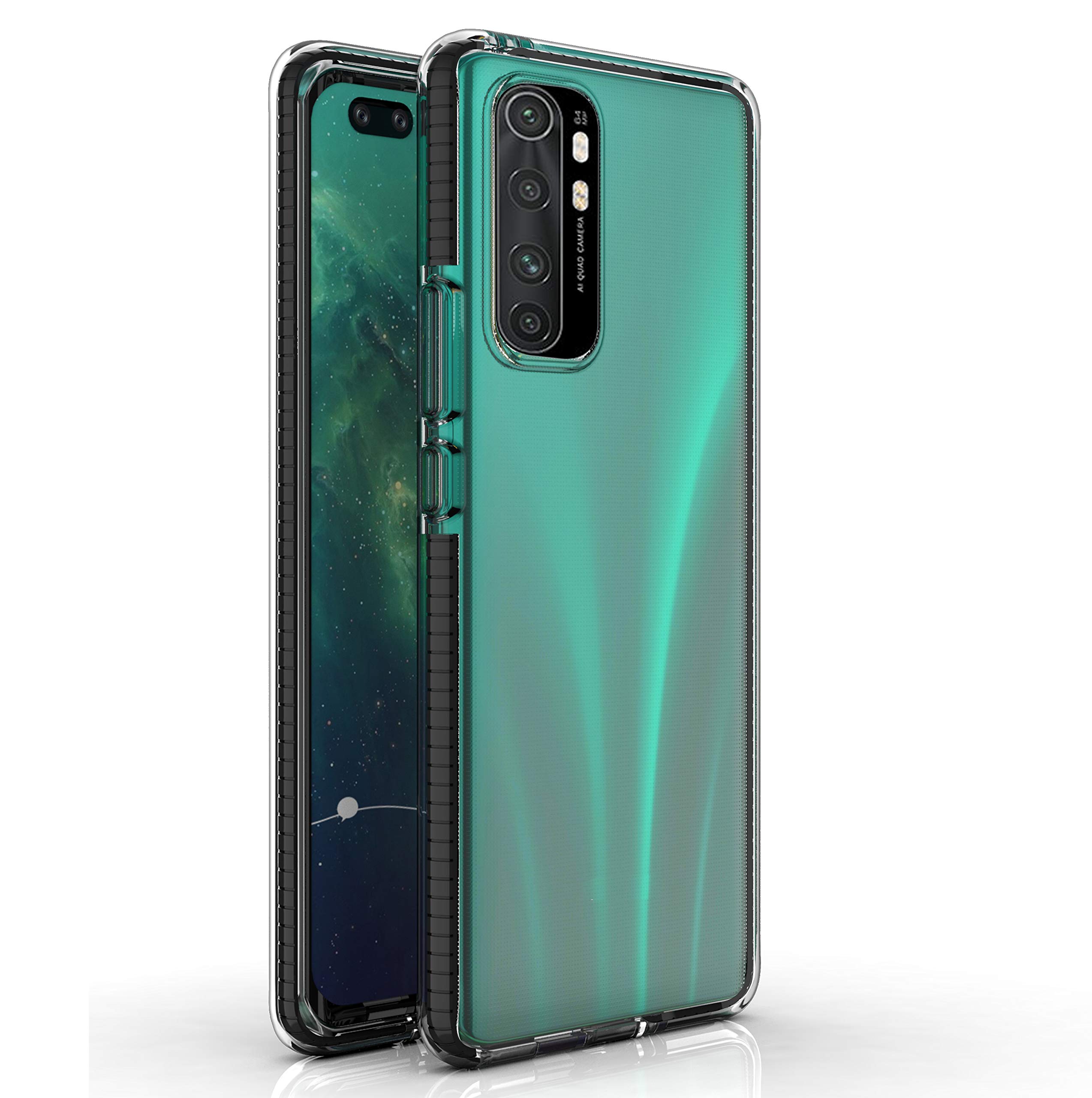 Cover In Silicone Morbido Per Xiaomi Mi Note 10 - Sottile, Antiurto, Protezione Rialzata Per Schermo E Fotocamera - Colorata - copertina