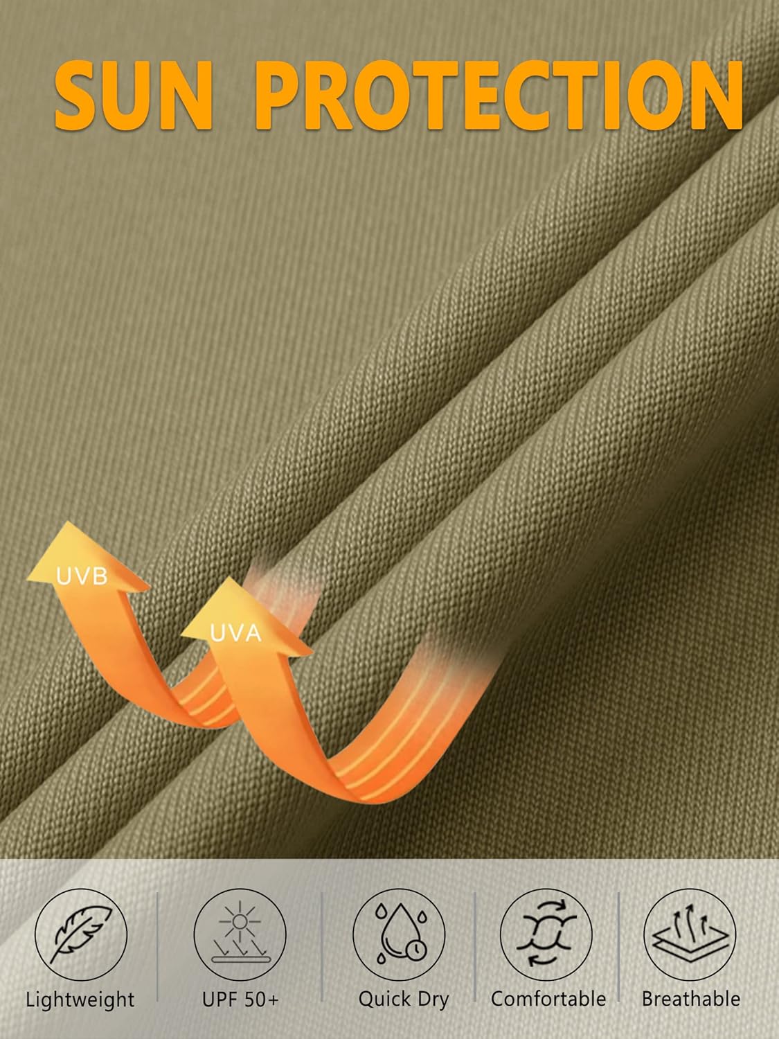 MAGCOMSEN Women's Shirts Long Sleeve 1/4 Zip UPF50+ UV Sun Protection Quick Dry Workout Hiking Athletic Shirts Rash Guard - Image 5