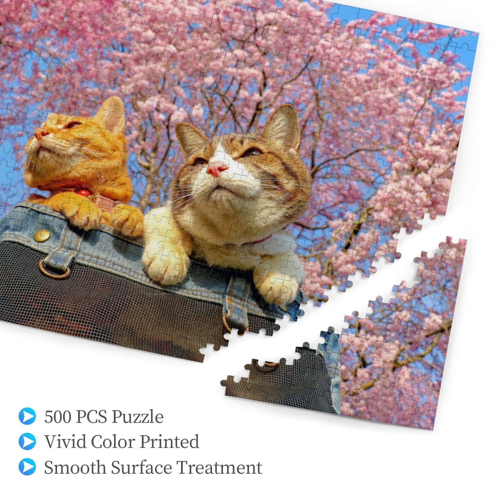 猫のアートジグソーパズル 18x23.5インチ 500ピース 猫のアートジグソーパズル 18x23.5インチ 500ピース - メルカリ