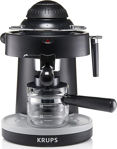 Miniatura 2 de KRUPS XP100050 Máquina de café expreso de vapor con boquilla de espuma para capuchino, negro