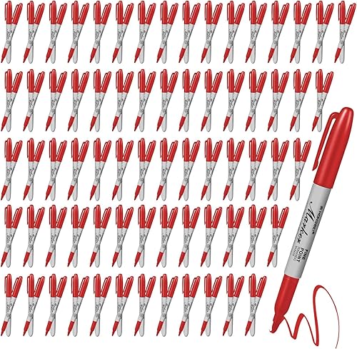 Epakh Paquete de 200 marcadores permanentes a granel, marcadores permanentes de punta fina, marcadores impermeables a prueba de manchas, funciona en