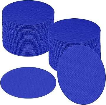 48 Pcs Navy Blue Carpet Spots Markers Floor Dots One Color Carpet Circles Carpet Floor Dots Spots Markers for Classroom Decoration Teacher Supplies
