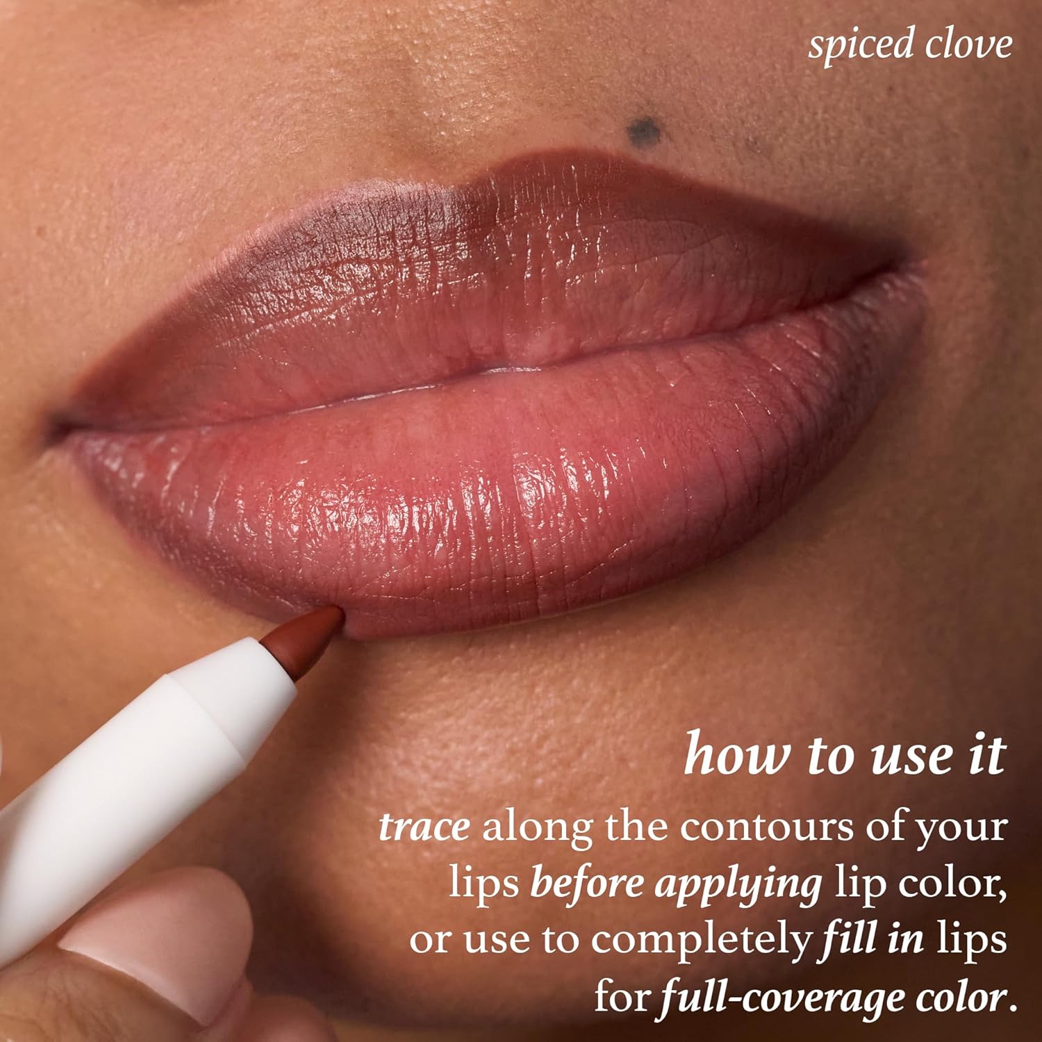 Julep With a Trace Retractable Creamy Long-Lasting Lip Liner, Spiced Clove - Image 6