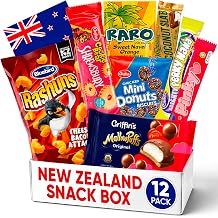 Treats from Home New Zealand Snack Box &ndash; Foreign Snack Gift Box with Authentic New Zealand Snacks, International Snack Box for Adults, Birthday Snack Box &amp; Unique Food Variety Gift