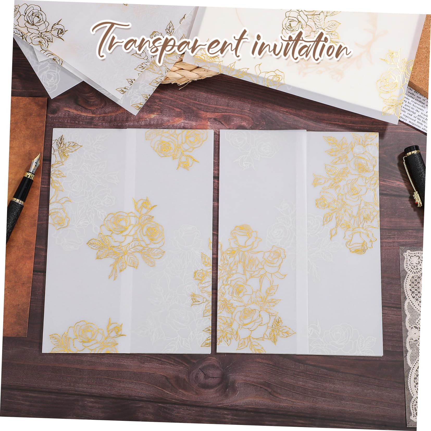 50 Pezzi Buste per Inviti in Carta Colorata e Kraft Durevoli per Partecipazioni Matrimonio Compleanni con Chiusura Facile e Design Raffinato