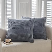 Vista 11 de WARMDERN Juego de 2 fundas de almohada beige tamaño Queen estándar, fundas de almohada de microfibra suave, estilo bohemio texturizadas con cierre