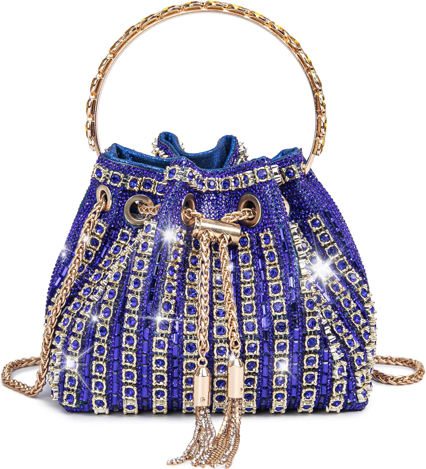 Sparkling Women's Evening Handbags Rhinestone Purse Crossbody Bag Wedding Prom Party Club Purses