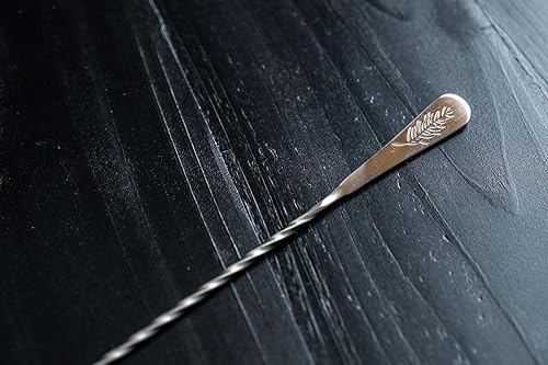 Miniatura 8 de Amehla Juego de herramientas de cóctel – 3 piezas de acero inoxidable 304 Essentials Bartender Kit incluye cuchara mezcladora de barra larga de 15