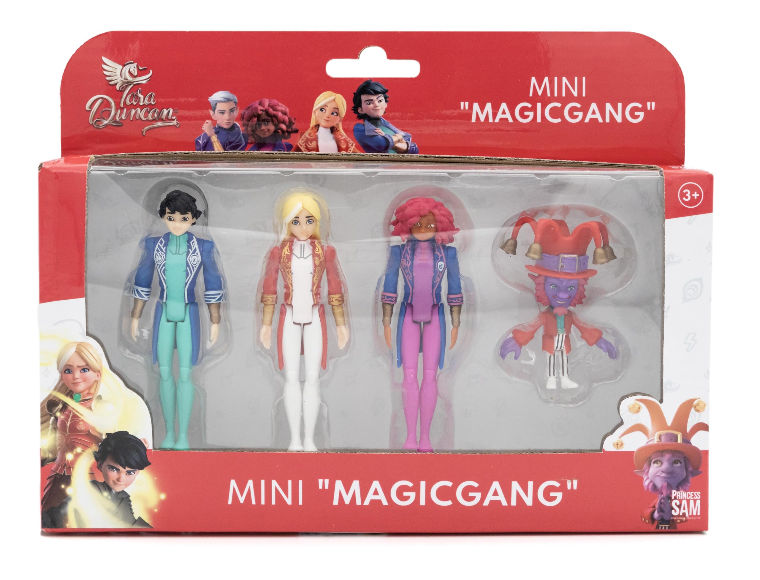 Set of 4 Articulated Figures, 8 cm, Officially Licensed Product, Toy for Fans of the Cartoon