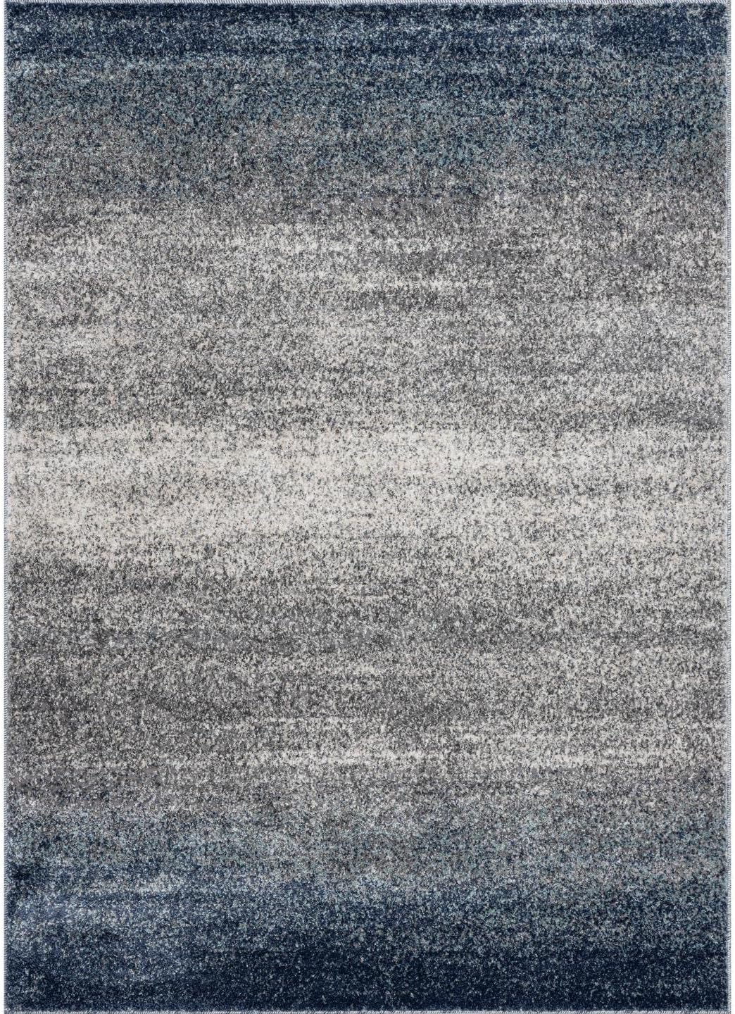LUXE WEAVERS Lagos Collection 7929 Blue 4x5 Modern Area Rug