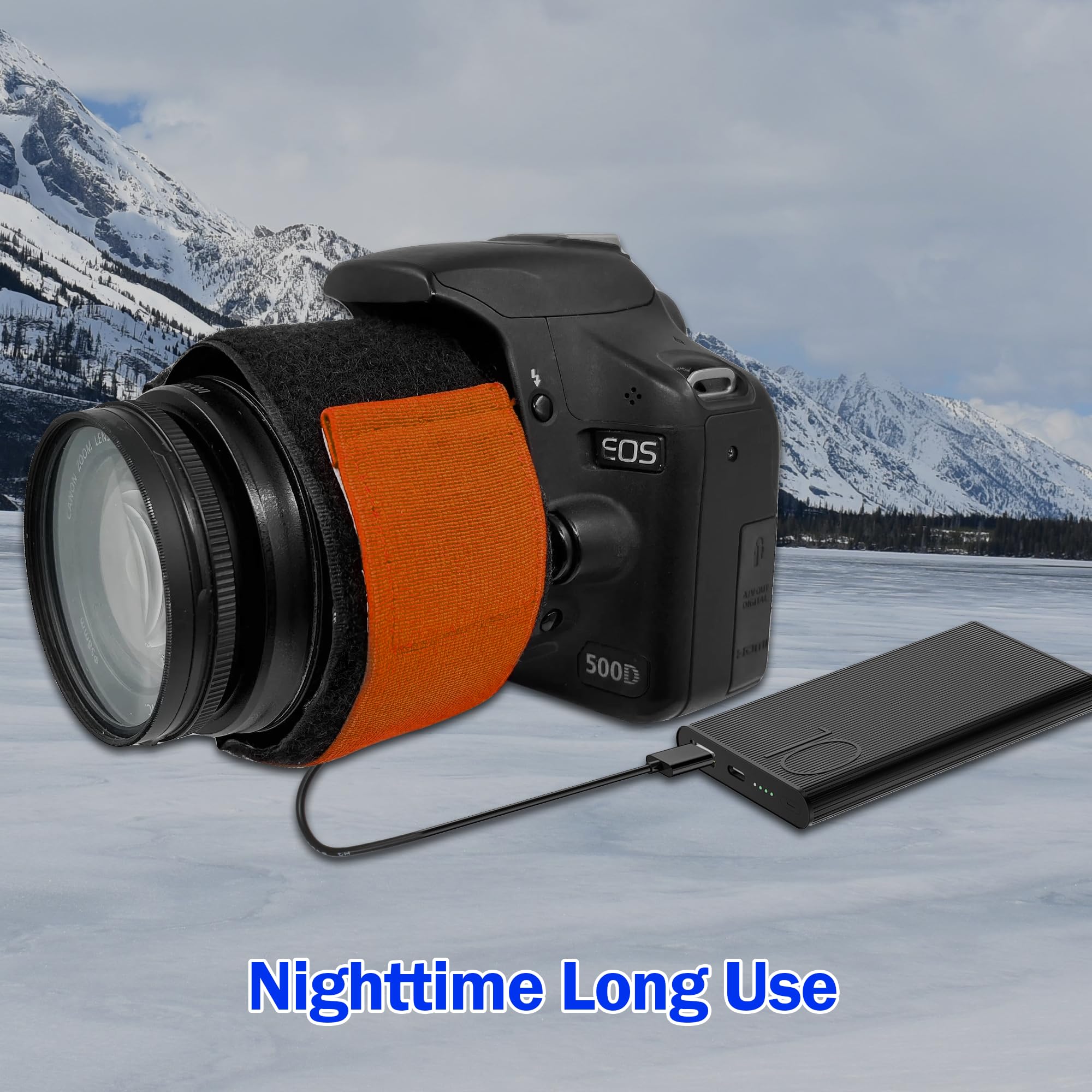 Astromania Calentador de lente USB de 30 cm, calentador de rocío, regulador de temperatura continuo para cámara universal y telescopios de menos de 80 mm de diámetro