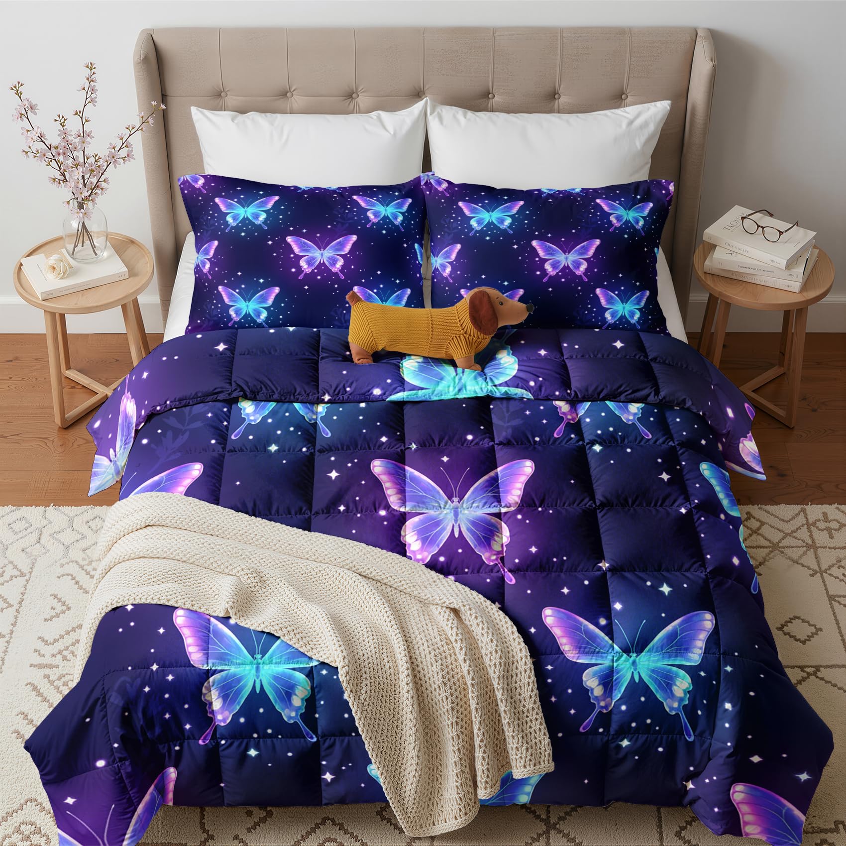 Gedaeuba Colourful Butterfly Duvet Single 10.5 Tog