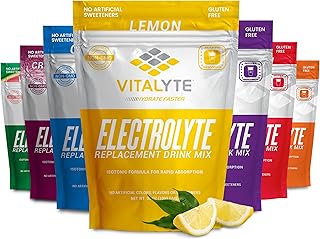 Vitalyte Electrolyte Powder 35 oz, 40 Servings | 100% Natural Isotonic Drink Mix for Hydration, Energy & Recovery | Keto Electrolytes Energy Drink Powder Water Enhancer | Low Sugar Sports Nutrition Electrolyte Replacement Drinks