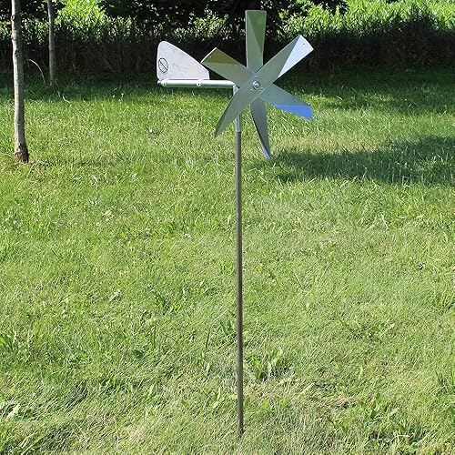 Miniatura 6 de Lehman's Molino de viento disuasorio humano que persigue topos cubre 20,000 pies utilizando vibraciones del viento, individual