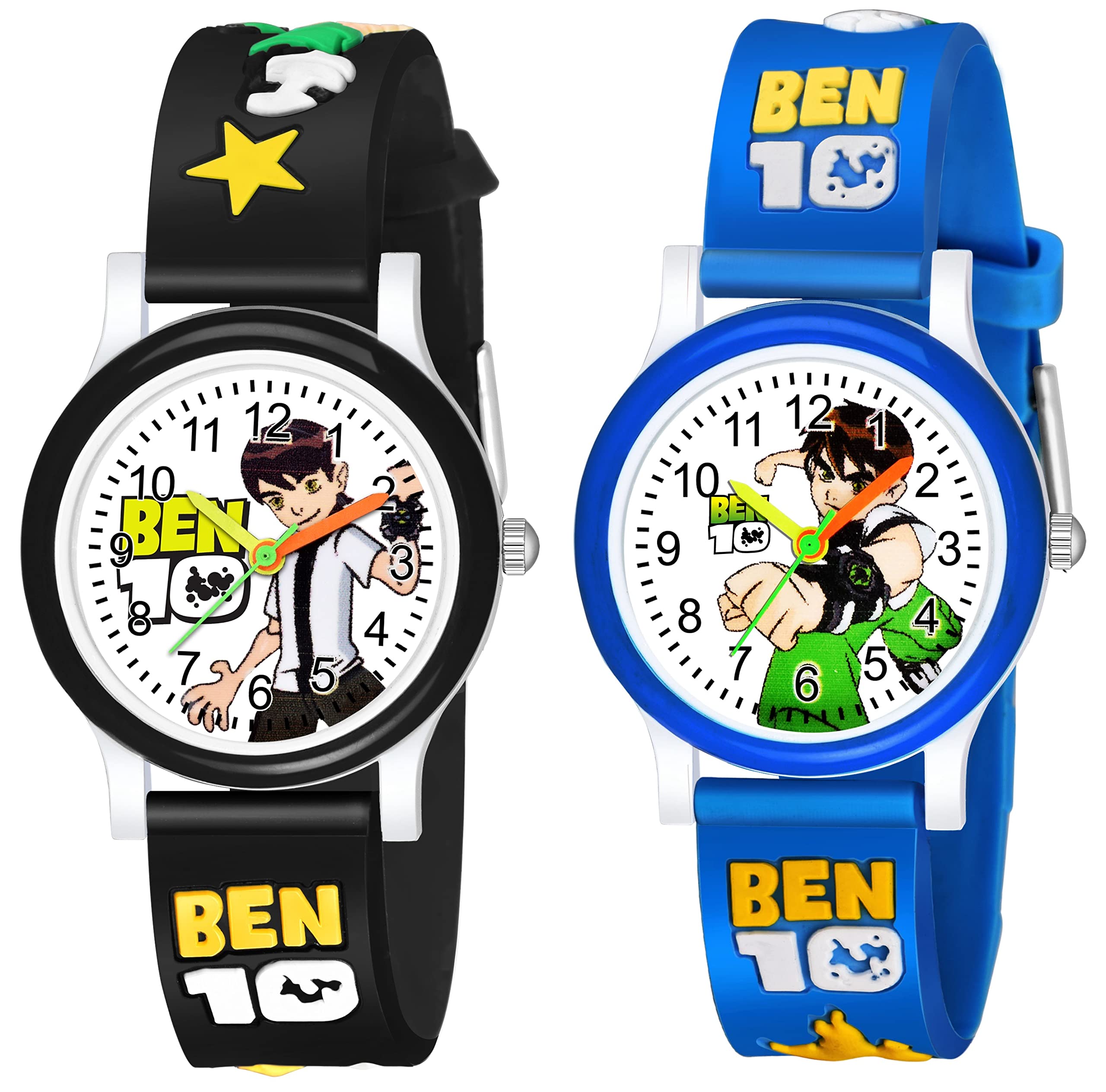 SWADESI STUFF Analogue Multi Color Dial Kids Watch For Boys & Girls (Black Blue, Rubber) (B09ZPFG9KW) Amazon Price History, Amazon Price Tracker