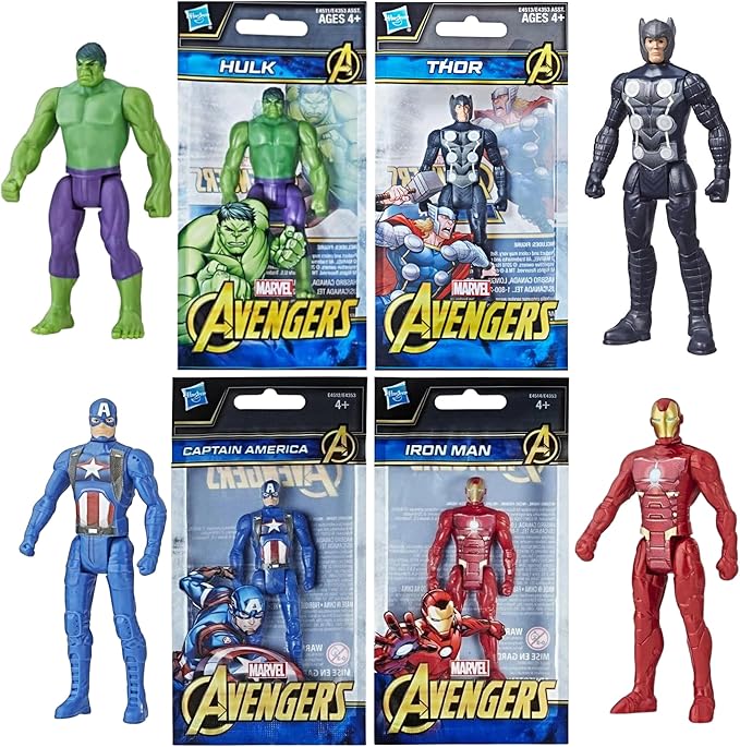 Hunter-Team teilt ihre Vorstellungen für KPop Demonjäger 2 8 81i6JdHPsbL. AC SX679 Marvel Avengers Articulated Action Figures - 3.75 Inch 9.5cm Hulk, Thor, Iron Man & Captain America Set of All 4 Figures