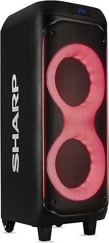 Miniatura 6 de Sharp gxbt9Boom Box portátil con bluetooth Negro