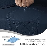 Vista 325 de Fundas 100% impermeables para sofá reclinable seccional, fundas para sofá reclinable en forma de L, funda para sofá seccional de esquina