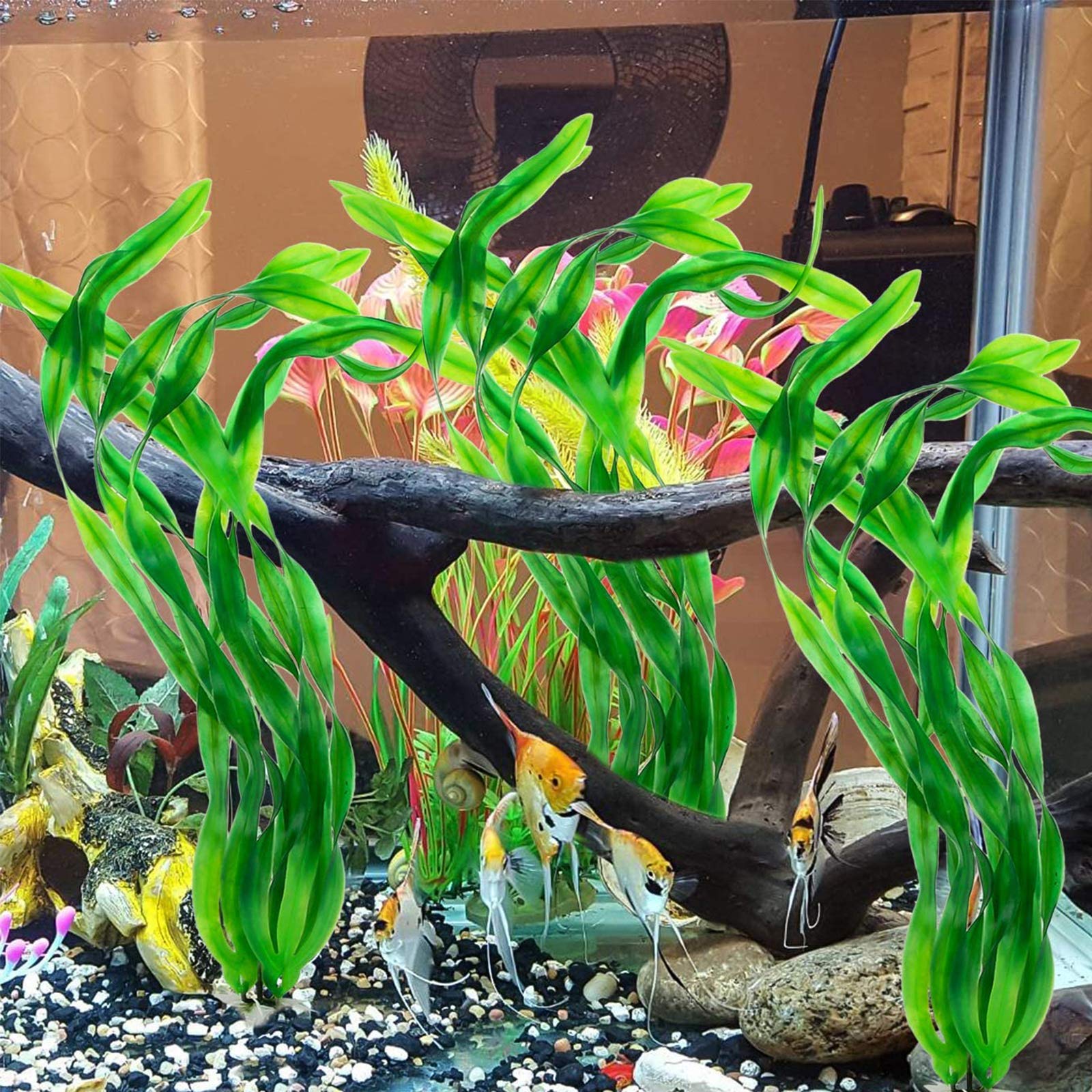 10 Pièces Aquarium Plante Aquarium Artificielle décoration