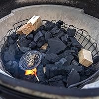 Vista 5 de MARSHALLTOWN Arkansas Championship Hickory Chunks, caja de 10 libras de trozos de ahumador de hickory americano genuino, HCKCHNK10