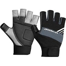 Kayaking Gloves,Half Finger Water Gloves for Men Women | 3/4 Finger Padded Palm Fingerless Gloves,Resistant Palm and Grip, Anti-Slip Quick Dry, for Sailing, Paddling, Kayaking