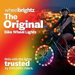Brightz WheelBrightz led Bike Wheel Lights - 2026 Edition with Top Straps and led Weather Protection! 14 Colors - 48+ Hour Durability, Visibility and Dazzling Illumination Unmatched