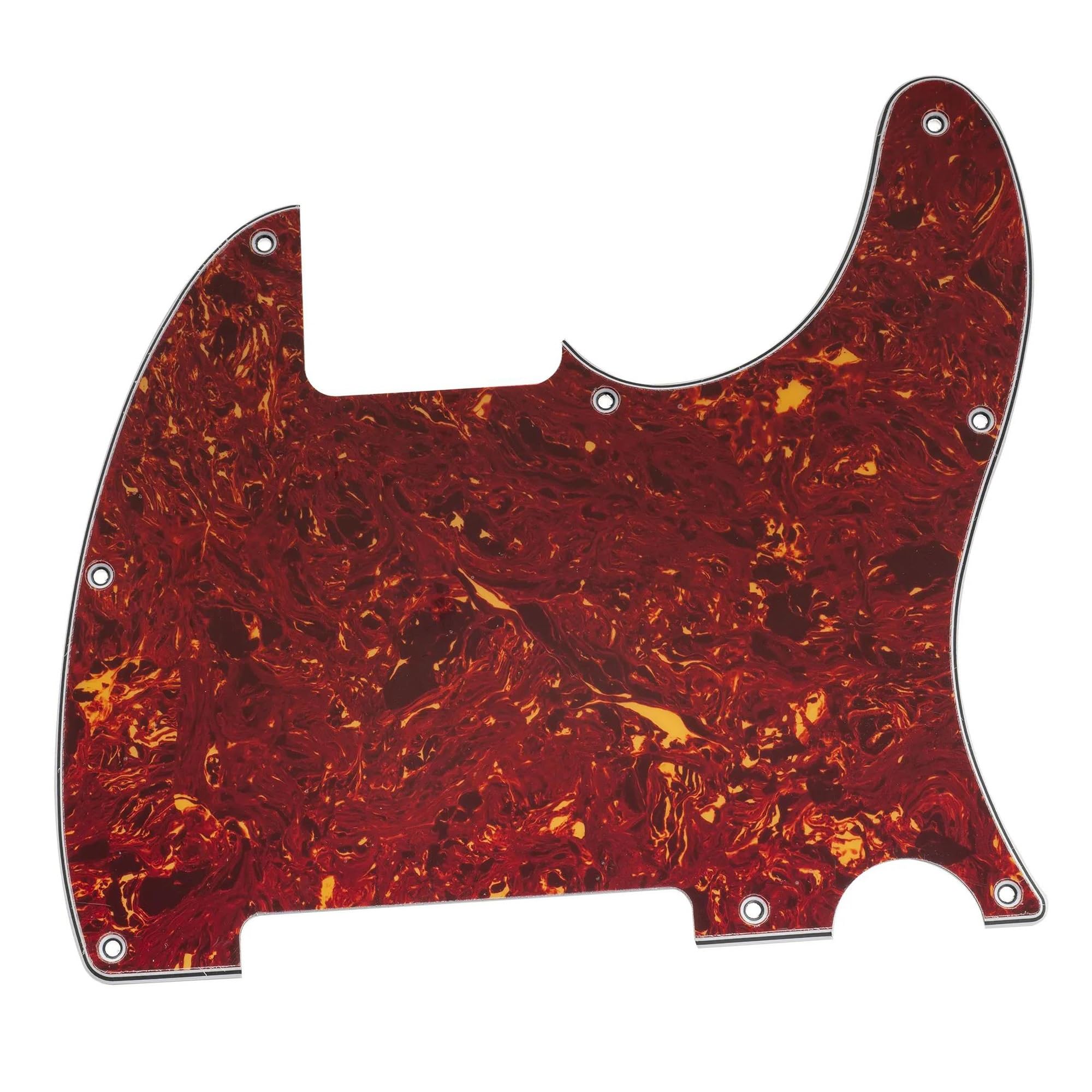Standard Pickguard do gitary elektrycznej Maskownica Do Gitary Elektrycznej Z 8 Otworami H Trwała I Łatwa W Montażu(Vintage)