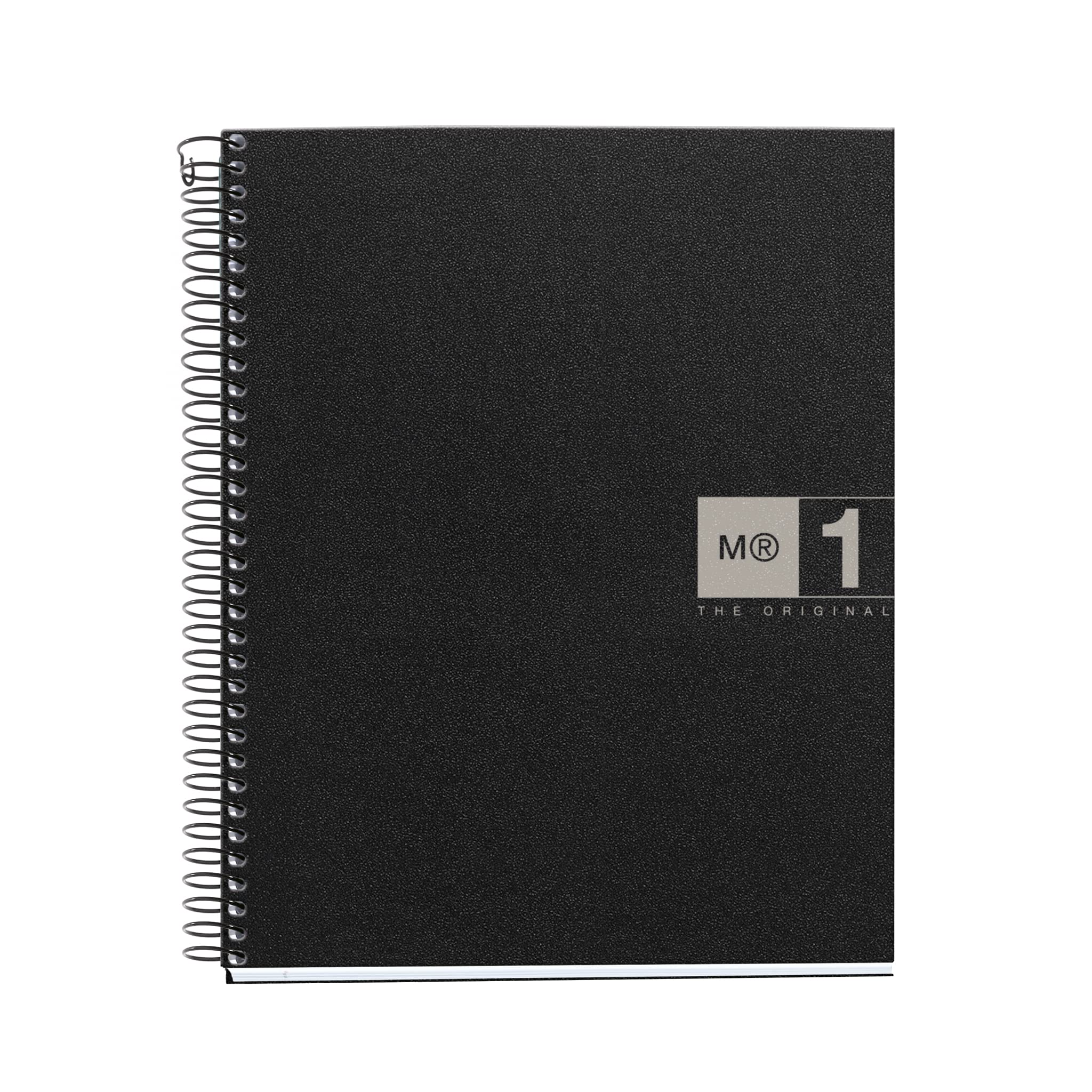Miquelrius Basicos Mr 2653 – Notebook 1, 80 Sheets, Polypropylene Square, Grey, A5