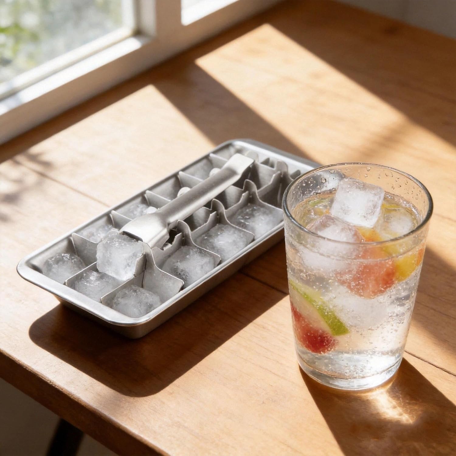 Ice Cube Trays, 18 Slot Stainless Steel