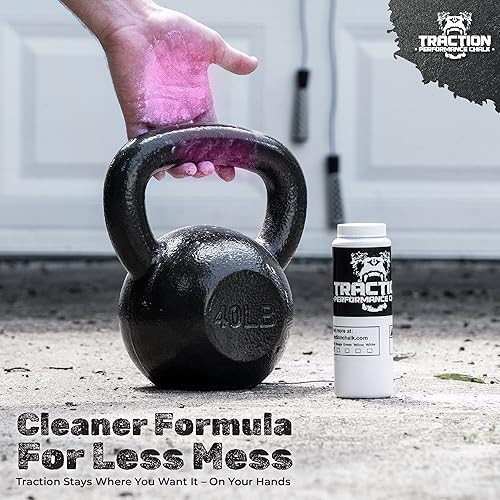 Miniatura 3 de Tiza de gimnasio de color Traction Performance  Tiza en polvo para gimnasia, escalada en roca, levantamiento de pesas y entrenamientos, polvo de